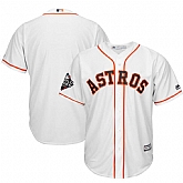 Astros Blank White 2019 World Series Bound Cool Base Jersey,baseball caps,new era cap wholesale,wholesale hats